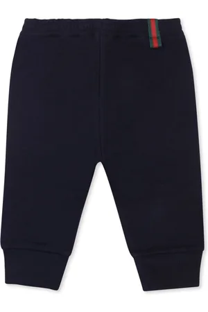 Gucci Web-stripe cotton tracksuit bottoms