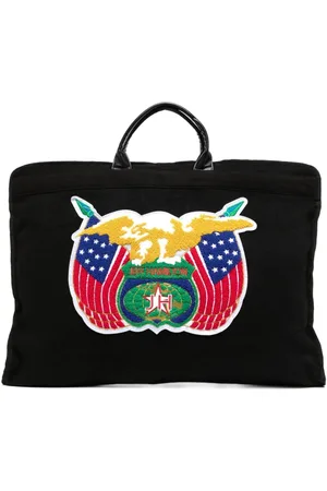 JEFF HAMILTON Logo-embroidered travel bag