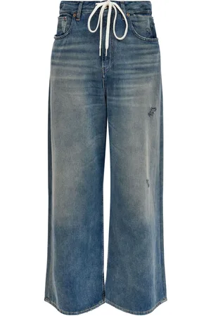 Maison Margiela Drawstring-waistband wide-leg jeans