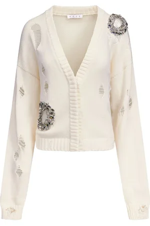 AREA Crystal-embellished cardigan