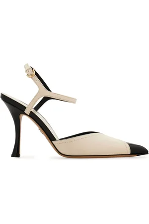 Salvatore Ferragamo 95mm contrasting-inlays pumps