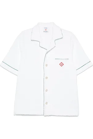 Casablanca Monogram-embossed towelling shirt
