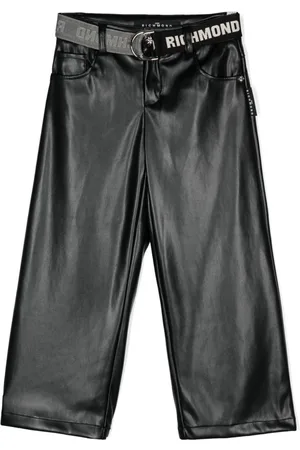 John Richmond Logo-plaque trousers