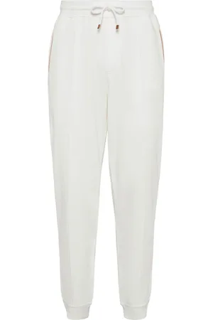 Brunello Cucinelli Raised-seam track trousers