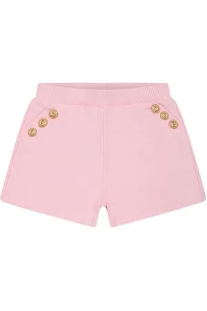 Balmain Logo-embossed buttons shorts