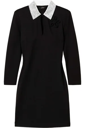 Twin-Set Rhinestone-embellished mini dress