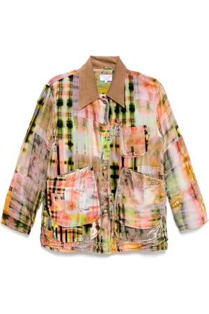 Collina Strada Multi plaid stable jacket