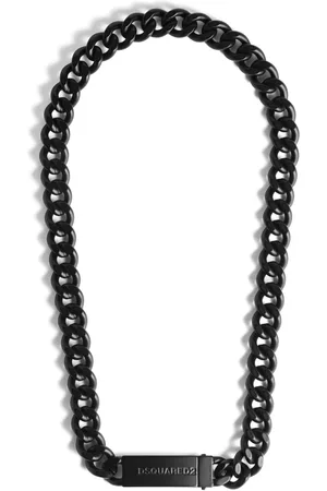 Dsquared2 Logo-plaque chain-link necklace