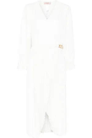 Twin-Set Wrap midi dress