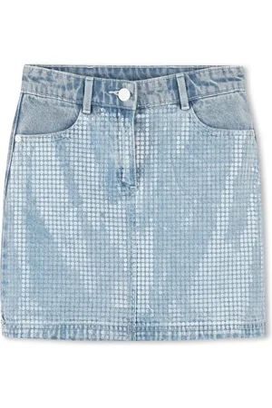 DKNY Sequin-embellished mini skirt