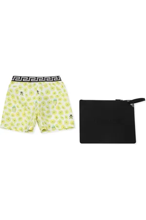 VERSACE Strawberry Garden swim shorts