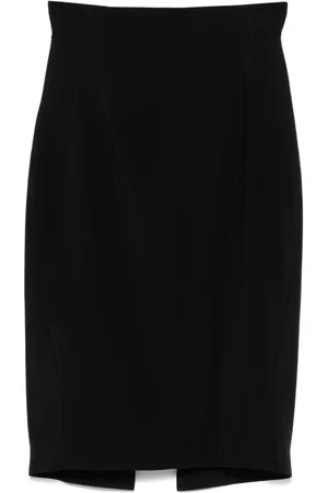 MUGLER Cut-out midi skirt