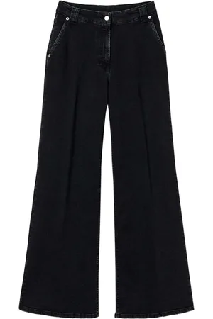 Twin-Set Pressed-crease wide-leg jeans