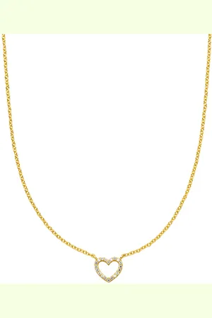 VEYNOU 14kt yellow Heart diamond necklace