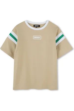 DKNY Stripe-detail T-shirt