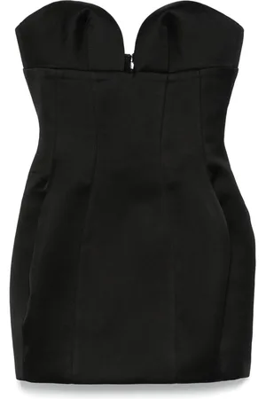 Monot Sweetheart-neck balloon mini dress