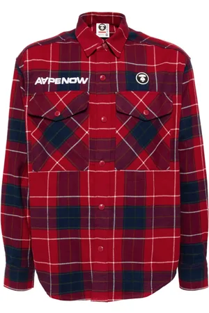 A Bathing Ape Checked shirt