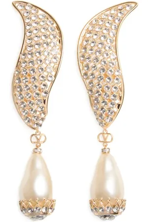 VALENTINO GARAVANI Faux-pearl drop earrings
