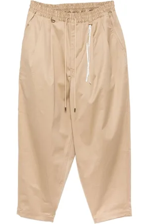 MASTERMIND Embroidered-logo drawstring chino
