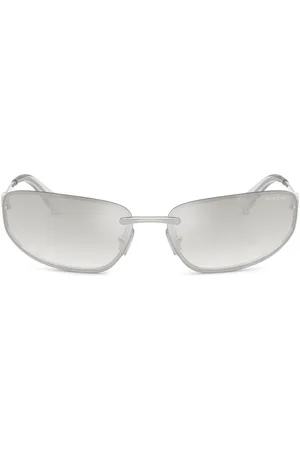 Miu Miu Wraparound-frame sunglasses