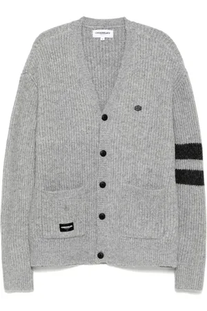 Chocoolate Logo-patch cardigan