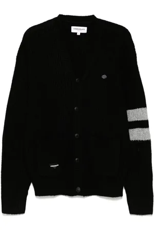 Chocoolate Logo-patch cardigan