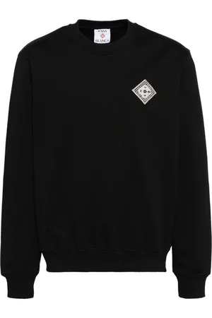 Casablanca Logo patched sweatshirt