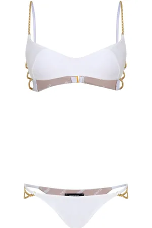 AMIR SLAMA Chain link-detail bikini set