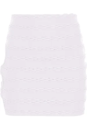 AMIR SLAMA Cut out-detail mini skirt