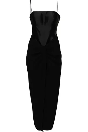 CHATS BY C.DAM Draped detailing dress
