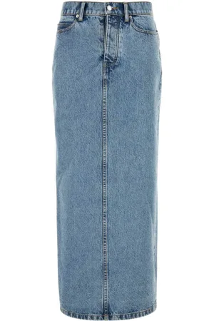 Alexander Wang Embellished denim skirt