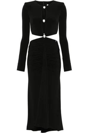 NISSA Open-back midi dress