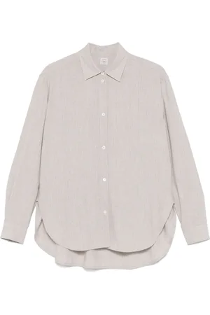 Totême Mélange-effect shirt