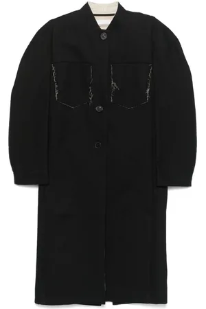 Litkovskaya Frayed-brim coat