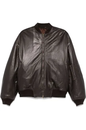 SALVATORE SANTORO Leather bomber jacket