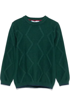 Abel & Lula Embossed-detailed sweater