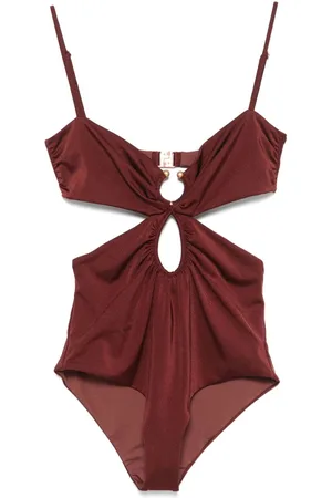 JOHANNA ORTIZ Wine Sunny Days swimsuit