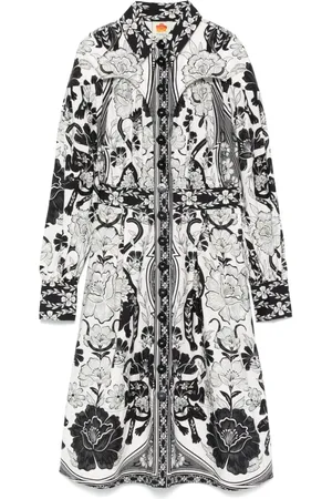 Farm Rio Flower Leopards midi dress