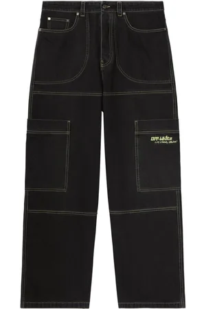 OFF-WHITE Irregular cargo jeans