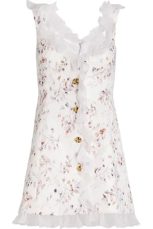 Giambattista Valli Jacquard ruffled dress
