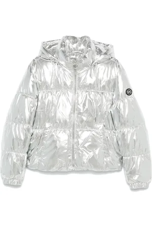 Michael Kors Metallic puffer jacket