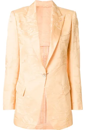 Jean Paul Gaultier Floral jacquard blazer