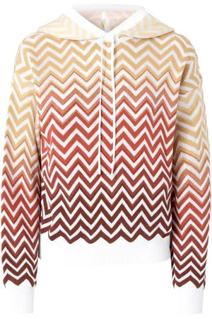 Missoni Chevron-knit hoodie