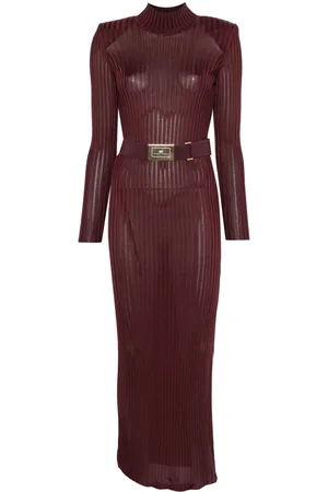 Elisabetta Franchi Belted maxi dress