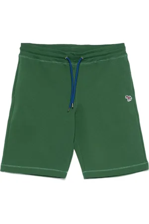 Paul Smith Zebra-patch track shorts