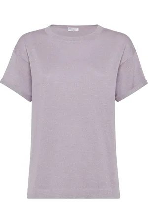 Brunello Cucinelli Silk-blend top
