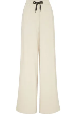 Brunello Cucinelli Drawstring wide-leg trousers