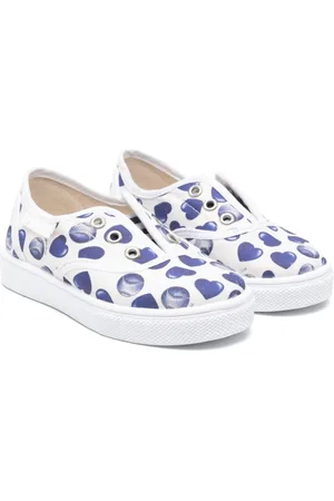 MONNALISA Heart-print sneakers