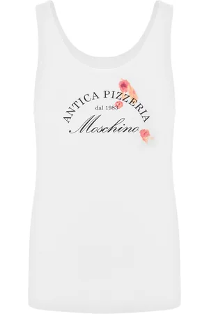 Moschino Slogan-print tank top