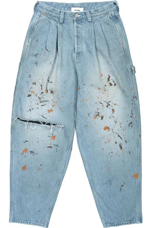 DOUBLET Paint-splatter jeans